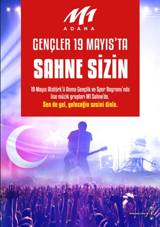 Gençler 19 Mayıs'ta Sahne Sizin