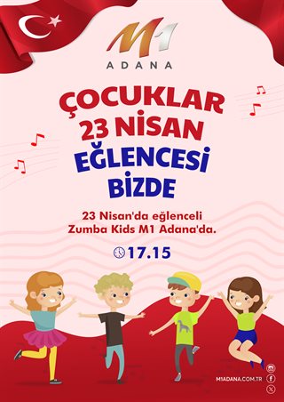 Çocuklar 23 Nisan Eğlencesi Bizde