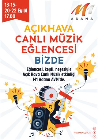 Açık Hava Canlı Müzik Eğlencesi Bizde