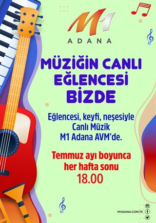 Müziğin Canlı Eğlencesi Bizde