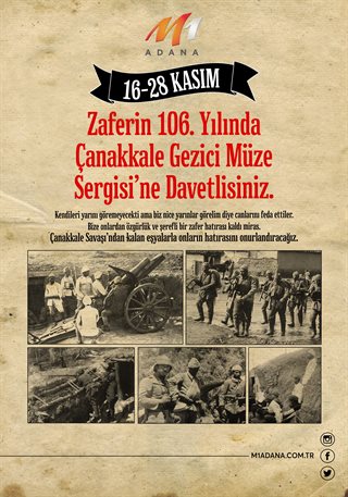 Çanakkale Gezici Müze Sergisi