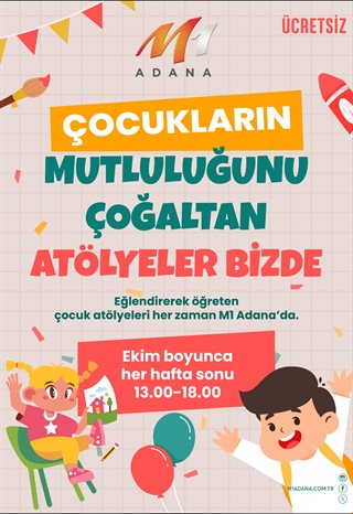 Çocukların Mutluluğunu Çoğaltan Atölyeler Bizde