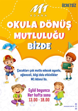 Okula Dönüş Mutluluğu Bizde