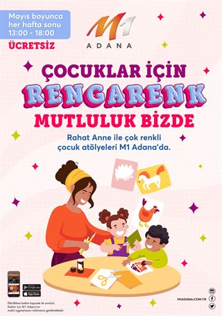 Çocuklar İçin Rengarenk Mutluluk Bizde