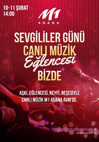 Sevgililer Günü Canlı Müzik Eğlencesi Bizde