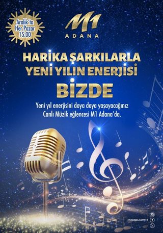 Harika Şarkılarla Yeni Yılın Enerjisi Bizde