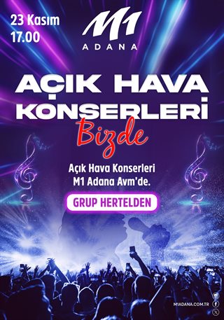 Açık Hava Konserleri Bizde